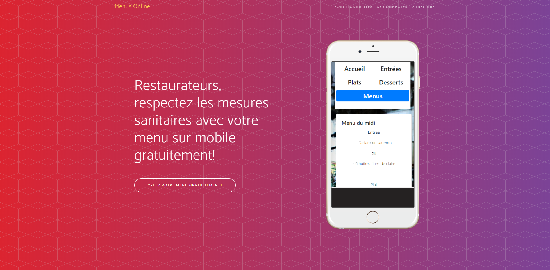 Menus Online